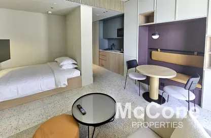 Room / Bedroom image for: Apartment - 1 Bathroom for sale in UPSIDE Living - Business Bay - Dubai, Image 1