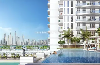 Pool image for: Apartment - 1 Bedroom - 1 Bathroom for sale in Beach Mansion - EMAAR Beachfront - Dubai Harbour - Dubai, Image 1