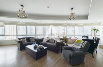 Apartment - 4 Bedrooms - 4 Bathrooms for rent in Horizon Tower - Dubai Marina - Dubai