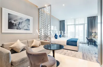 Apartment - Studio - 1 Bathroom for rent in Damac Maison Prive B - Damac Maison Prive - Business Bay - Dubai