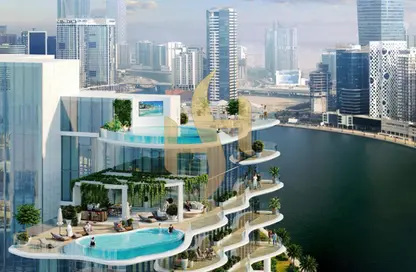 Apartment - Studio - 1 Bathroom for sale in Chic Tower - Business Bay - Dubai