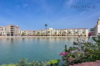 Water View image for: Apartment - 3 Bedrooms - 4 Bathrooms for rent in Building B - Terrace Apartments - Green Community - Dubai, Image 1