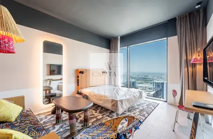 Apartment - Studio - 1 Bathroom for rent in Mama Shelter Residences - Business Bay - Dubai