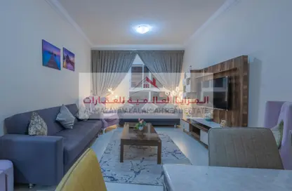 شقة - 2 غرف نوم - 3 حمامات للايجار في برج منازل 5 - شارع التعاون - التعاون - الشارقة