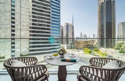 شقة - 1 حمام للايجار في ماركيز سكوير تاور - الخليج التجاري - دبي