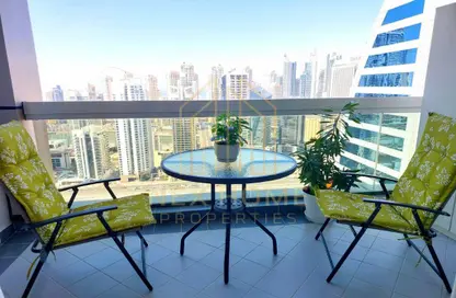 Apartment - 1 Bedroom - 2 Bathrooms for rent in Al Shera Tower - JLT Cluster E - Jumeirah Lake Towers - Dubai