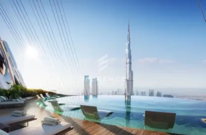 شقة - غرفة نوم - 2 حمامات للبيع في بن غاطي سكاي بليد - دبي وسط المدينة - دبي شقة - غرفة نوم - 2 حمامات للبيع في بن غاطي سكاي بليد - دبي وسط المدينة - دبي