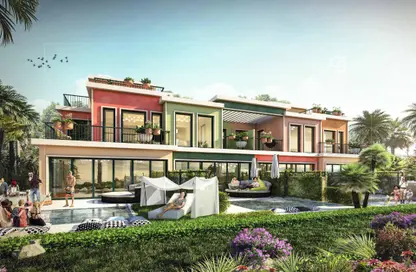 Townhouse - 4 Bedrooms - 5 Bathrooms for sale in Portofino - Damac Lagoons - Dubai