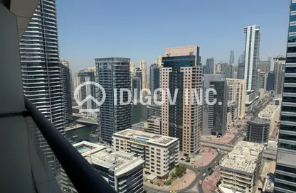شقة - غرفة نوم - 1 حمام للايجار في برج إسكان - دبي مارينا - دبي