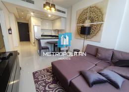 Living / Dining Room image for: Apartment - 1 bedroom - 2 bathrooms for sale in Ghalia - District 18 - Jumeirah Village Circle - Dubai, Image 1