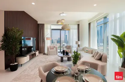 Apartment - 3 Bedrooms - 3 Bathrooms for rent in Marina Vista - EMAAR Beachfront - Dubai Harbour - Dubai