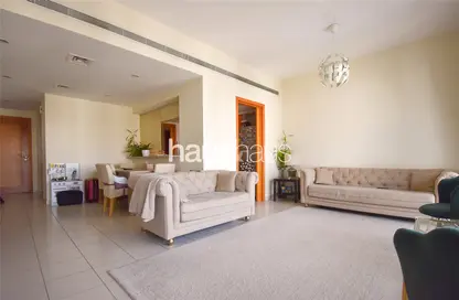 Living / Dining Room image for: Apartment - 2 Bedrooms - 2 Bathrooms for sale in Al Samar 3 - Al Samar - Greens - Dubai, Image 1