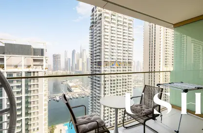 Apartment - 1 Bedroom - 1 Bathroom for rent in Grand Bleu Tower 2 - EMAAR Beachfront - Dubai Harbour - Dubai