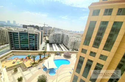 شقة - غرفة نوم - 1 حمام للايجار في أبراج القصر 2 - أبراج القصر - واحة السيليكون - دبي