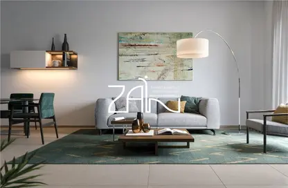 Living Room image for: Townhouse - 3 Bedrooms - 4 Bathrooms for sale in Noya Viva - Noya - Yas Island - Abu Dhabi, Image 1