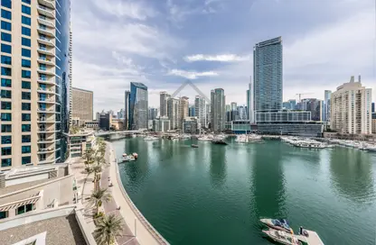Water View image for: Apartment - 2 Bedrooms - 3 Bathrooms for rent in Beauport Tower - Marina Promenade - Dubai Marina - Dubai, Image 1