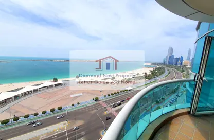 Apartment - 4 Bedrooms - 6 Bathrooms for rent in Bel Ghailam Tower - Corniche Road - Abu Dhabi