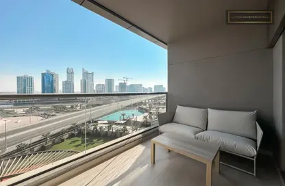 صورة لـ شرفة شقة - 1 حمام للايجار في برج ايليت ريزيدينس - دبي وسط المدينة - دبي ، صورة رقم 1