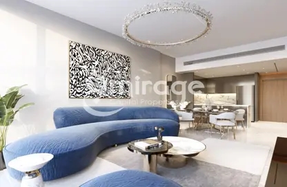 Living / Dining Room image for: Apartment - 2 Bedrooms - 3 Bathrooms for sale in Renad Tower - Al Reem Island - Abu Dhabi, Image 1