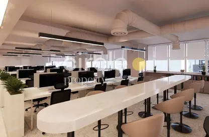 Half Floor - Studio - 1 Bathroom for rent in The Court Tower - Business Bay - Dubai