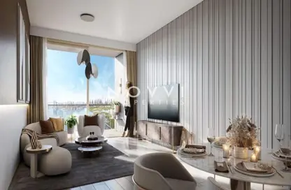 Living / Dining Room image for: Apartment - 2 Bedrooms - 3 Bathrooms for sale in Regalia By Deyaar - Business Bay - Dubai, Image 1