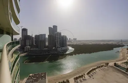 Apartment - 1 Bedroom - 2 Bathrooms for rent in Beach Towers - Shams Abu Dhabi - Al Reem Island - Abu Dhabi