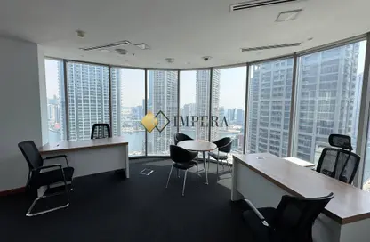 Office Space - Studio - 2 Bathrooms for rent in The Binary Tower - Business Bay - Dubai