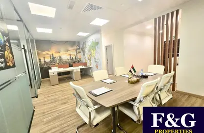 Office Space - Studio - 1 Bathroom for rent in The Prism - Business Bay - Dubai