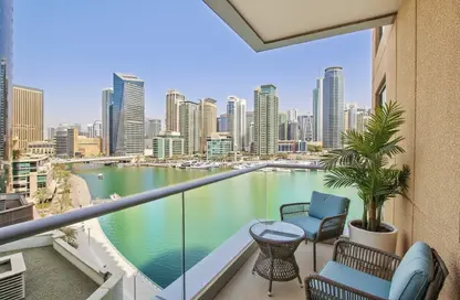 Apartment - 2 Bedrooms - 3 Bathrooms for rent in Beauport Tower - Marina Promenade - Dubai Marina - Dubai