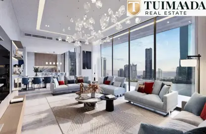 Apartment - 1 Bedroom - 1 Bathroom for sale in Peninsula Four - Peninsula - Business Bay - Dubai