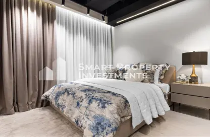 Room / Bedroom image for: Apartment - 1 Bedroom - 2 Bathrooms for sale in RA1N Residence - Jumeirah Village Circle - Dubai, Image 1