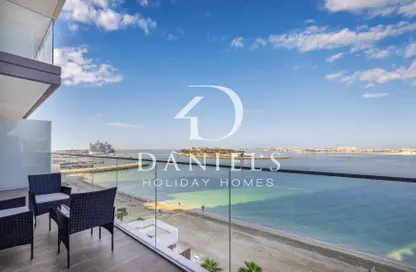 Water View image for: Apartment - 2 Bedrooms - 2 Bathrooms for rent in EMAAR Beachfront - Dubai Harbour - Dubai, Image 1