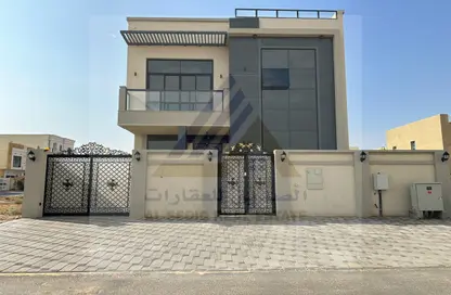 Outdoor Building image for: Villa - 3 Bedrooms - 5 Bathrooms for sale in Al Zaheya Gardens - Al Zahya - Ajman, Image 1