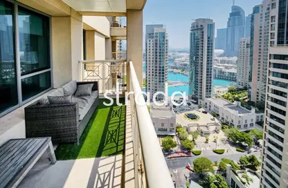 Balcony image for: Apartment - 1 Bedroom - 2 Bathrooms for sale in 29 Burj Boulevard Tower 1 - 29 Burj Boulevard - Downtown Dubai - Dubai, Image 1