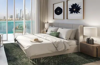 Room / Bedroom image for: Apartment - 2 Bedrooms - 2 Bathrooms for sale in Beachgate by Address - EMAAR Beachfront - Dubai Harbour - Dubai, Image 1