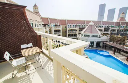Pool image for: Apartment - 1 Bedroom - 1 Bathroom for rent in Le Grand Chateau A - Le Grand Chateau - Jumeirah Village Circle - Dubai, Image 1