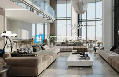 Living Room image for: Apartment - 2 Bedrooms - 2 Bathrooms for sale in Radiant Bay - City Of Lights - Al Reem Island - Abu Dhabi, Image 1