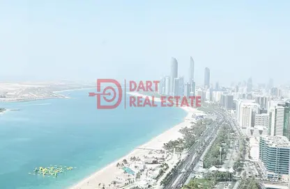 Water View image for: Apartment - 2 Bedrooms - 3 Bathrooms for rent in Nation Towers - Corniche Road - Abu Dhabi, Image 1