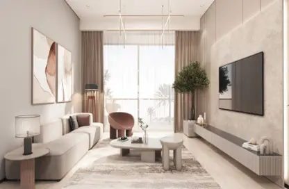 Living Room image for: Apartment for sale in Marquis Elegance - Arjan - Dubai, Image 1
