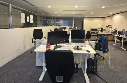 Office Space - Studio - 1 Bathroom for rent in Grosvenor Business Tower - Barsha Heights (Tecom) - Dubai