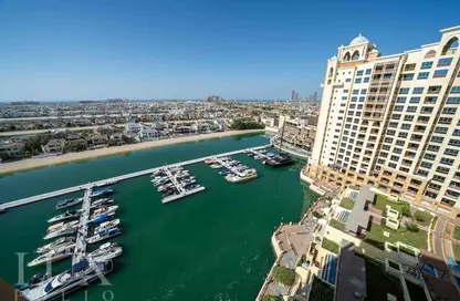 Water View image for: Apartment - 3 Bedrooms - 5 Bathrooms for rent in Marina Residences 2 - Marina Residences - Palm Jumeirah - Dubai, Image 1