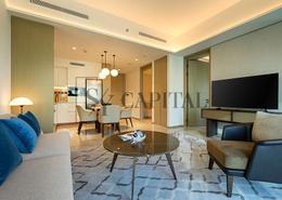 Living / Dining Room image for: Apartment - 1 bedroom - 2 bathrooms for rent in Address Harbour Point - Dubai Creek Harbour (The Lagoons) - Dubai, Image 1