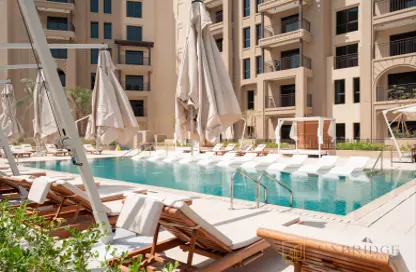 Apartment - 3 Bedrooms - 3 Bathrooms for rent in Jadeel 2 - Madinat Jumeirah Living - Umm Suqeim - Dubai