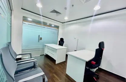 Office Space - Studio - 4 Bathrooms for rent in Hanging Garden Tower - Al Danah - Abu Dhabi