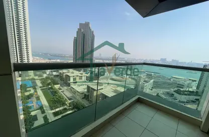 Balcony image for: Apartment - 1 Bedroom - 2 Bathrooms for sale in Burooj Views - Marina Square - Al Reem Island - Abu Dhabi, Image 1