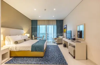 Room / Bedroom image for: Apartment - 1 Bathroom for sale in Damac Maison Cour Jardin - Business Bay - Dubai, Image 1