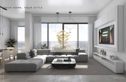 Living Room image for: Apartment - 1 Bedroom - 2 Bathrooms for sale in Sama Residences - Al Mamsha - Muwaileh - Sharjah, Image 1