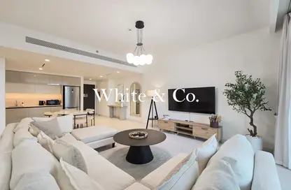 شقة - غرفة نوم - 2 حمامات للايجار في برج Marina Vista 2 - مارينا فيستا - إعمار بيتشفرونت - دبي هاربور - دبي