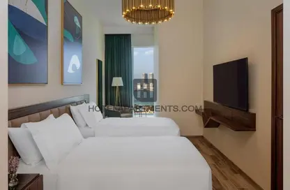 Room / Bedroom image for: Hotel  and  Hotel Apartment - 2 Bedrooms - 3 Bathrooms for rent in Avani Palm View Hotel  and  Suites - Dubai Media City - Dubai, Image 1