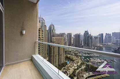 Apartment - 2 Bedrooms - 3 Bathrooms for rent in Marina Heights - Dubai Marina - Dubai